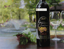 Tablet Screenshot of cherryvalleyvineyards.com